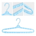 thumbnail image 3 of Unique Bargains Extra Large Plastic Adjustable Shoulder Clothes Hangers 10 Pcs Blue, 3 of 6