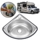 thumbnail image 2 of Kitchen Sink Motorhome Single Bowl Corner Drop Sinks Drawing Tool Square Camper, 2 of 5