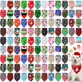 thumbnail image 1 of Bandanas Newwiee Christmas, 100 unidades, para mascotas, gatos y perros, 1 of 6