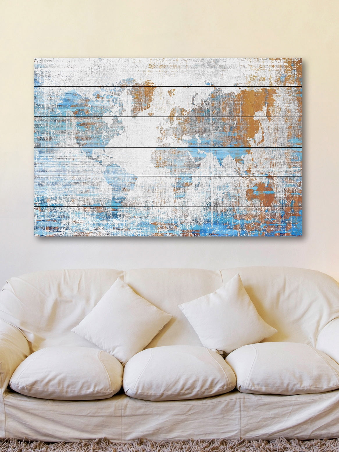 Parvez Taj Travels White Wood Wall Art