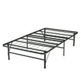 idealBase 14" Foldable Metal Platform Bed Frame Mattress Foundation with Box Spring Replacement