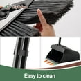 thumbnail image 2 of Eyliden Heavy Duty Outdoor Angled Broom and Dustpan Set 59.8in, 1 Count, 2 of 7