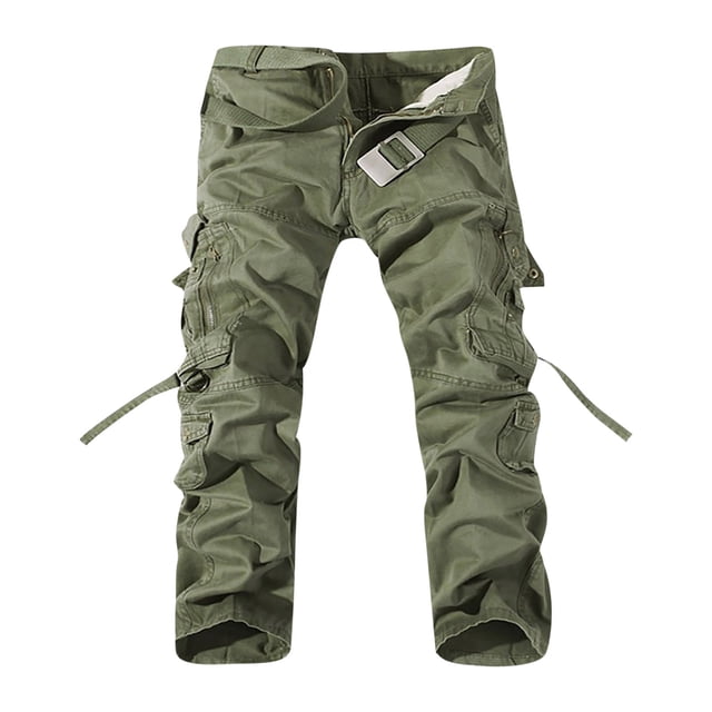 Fankiway Salopette Ample Multi-Poches pour Hommes, Pantalon Décontracté Extérieur