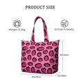 thumbnail image 4 of 22 Inch Oversized Travel Bag Lightweight Canvas Weekender Duffel with Multi Pockets, Animal Print, 4 of 5
