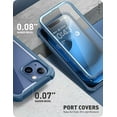 thumbnail image 4 of i-Blason Ares Case for iPhone 14 6.1 inch (2022 Release), Dual Layer Rugged Clear Bumper Case with Built-in Screen Protector(Azure), 4 of 10