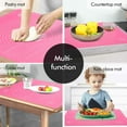 thumbnail image 5 of Silicone Baking Mat for Pastry Rolling with Measurements, Liner Heat Resistance Table Placemat Pad Pastry Board, Reusable Non-Stick Silicone Baking Mat for Housewife, Cooking Enthusiasts (Pink), 5 of 7