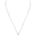 thumbnail image 2 of SuperJeweler 1/4 Carat Moissanite Solitaire Necklace in Sterling Silver, 18 inches, 2 of 5