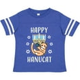 thumbnail image 3 of Inktastic Happy Hanucat with Menorah Boys or Girls Toddler T-Shirt, 3 of 5