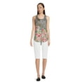 thumbnail image 2 of Real Size Women's 17" Stretch Pull On Capri, 2 of 6