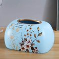 thumbnail image 1 of ziyahi Elegant Tissue Box Cover Organizer for Office Desk and Table Countertop Flower, 1 of 9