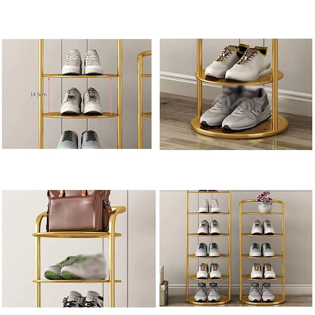 Shoe Storage Organizer Shoe Rack Multi-Layer Vertical Shoe Rack Save Space Iron Stand Storage Shelf for Living Room Doorway Furniture Products Shoe Rack for Door (5 Layer White China)