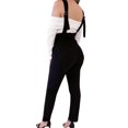 thumbnail image 3 of Julyccc Women's High Waist Skinny Jumpsuits Casual Strappy Overall Pencil Pants, 3 of 3