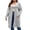 Gray, variant on ZZwxWA Women's Plus Size Casual Open Front Long Sleeve Knit Pocket Lightweight Cardigan Sweater Coat Top Casual Sweater with Pockets Lightweight Fall Coat 2025