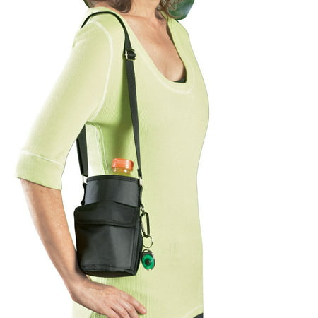 Water Bottle Holder With Shoulder Strap, Black - Walmart.com
