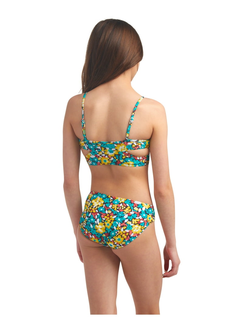 Kanu Surf Girls' Bathing Suit - 4 Piece UPF 50+ Quick Dry Bikini