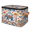 Multicolor 5, variant on ADECORIVY Ethnic Owl Bird Storage Bin with Zipper Lid, Fabric Storage Baskets Boxes with Handles, Decorative Clothes Organizer Containers for Shelves, Wardrobe, Closet