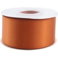 thumbnail image 3 of HAHDAXIA Terracotta Ribbon 2 Inch Burnt Orange Ribbon Wedding Double Face Satin Ribbon for Crafts Thick Silk Ribbon for Gift Wrapping Bouquet Wrap Baby Shower - 25Yards, 3 of 6