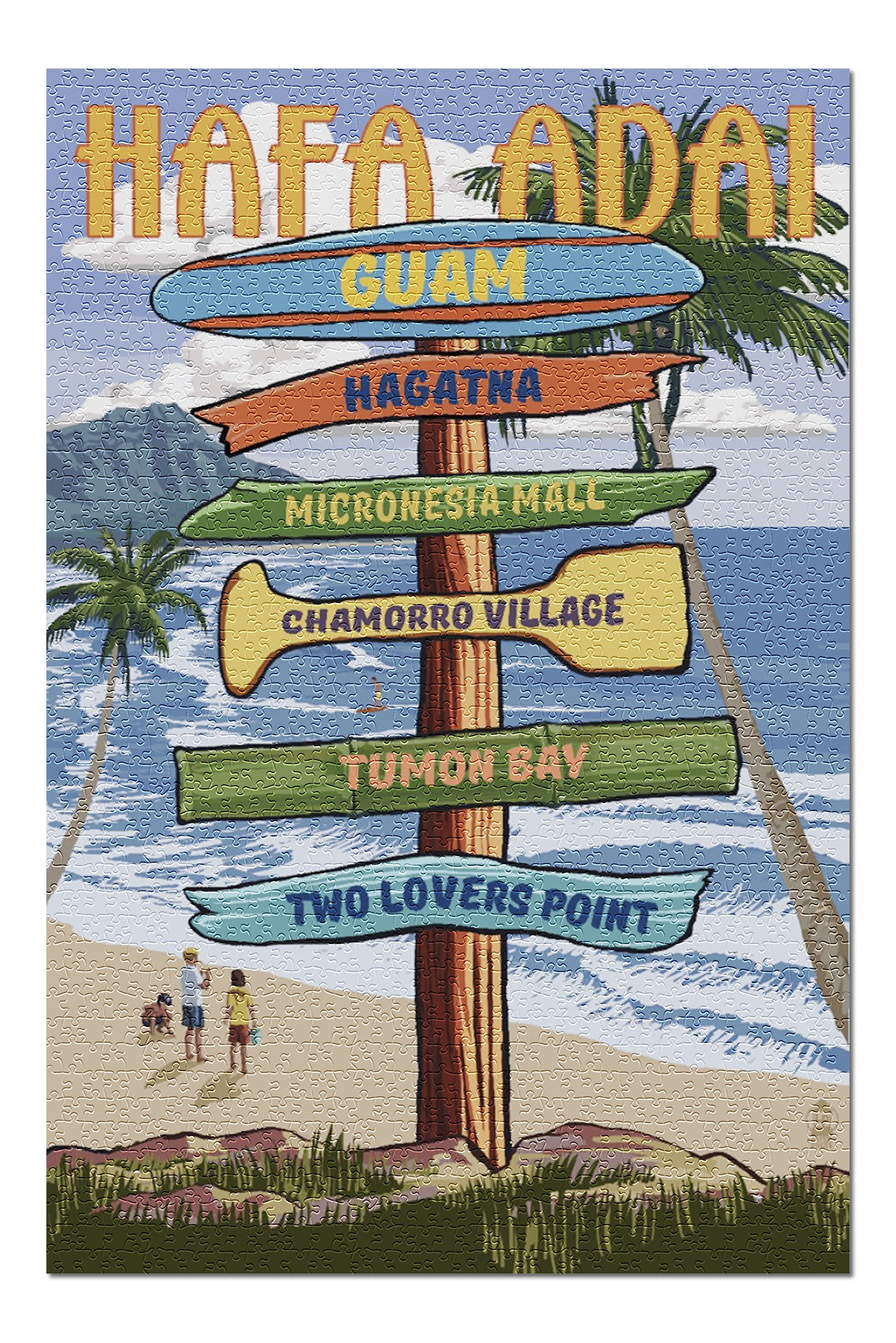 Hafa Adai Guam Destination Signpost x30 Premium 1000 Piece Jigsaw Puzzle Made In Usa Walmart Com Walmart Com Hafa Adai Guam Destination Signpost x30 Premium 1000 Piece Jigsaw Puzzle Made In Usa Walmart Com Walmart Com