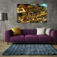 thumbnail image 3 of Pieter Bruegel The Elder Painting Netherlandish Proverbs By Pieter Brueghel Canvas Art Framed Wall Art, 3 of 7