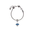 thumbnail image 2 of Delight Jewelry Silvertone Crystal Royal Blue Spinner Lord Guide Me Charm Bead, 2 of 4