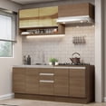 thumbnail image 2 of Cocina Integral 200cm Marrón Glamy MADESA 03, 2 of 5
