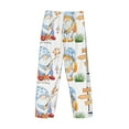 thumbnail image 3 of Vsdgher Gnome Camping Fishing Print Mens Pajama Pants Sleep & Lounge Pants, PJ Bottoms With elastic waistb and Pockets, 3 of 5