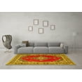 thumbnail image 3 of Ahgly Company Indoor Rectangle Medallion Yellow Traditional Area Rugs, 5' x 7', 3 of 4