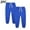 Blue, variant on ATOGUTA Athletic Pants Boys Size 5T-14 Elastic Waist Athletic Joggers for Running Sports Outdoor School Uniform 2 Pack Black
