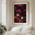 thumbnail image 6 of Dramatic Burgundy Midnight Rose Garden - Painting Floral Flowers Botanical Garden Vintage Pattern Autumn Unframed Wall Art Print 24 x 32 inches, 6 of 13