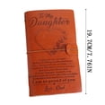thumbnail image 3 of Xihbxyly Cuaderno Diario, Cubierta de Cuero Vintage, Diseño Ideal para Viajes, Múltiples Bolsillos, Organización Funcional, Tamaño A6, Regalo para Mujeres, Hombres y Adolescentes, Uso Diario., 3 of 7