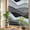 Dark Grey, variant on Rainbow Window Privacy Film, Purple Ombre Static Cling Window Film PVC, Modern Geometric Moire Abstract Art No Glue UV Blocking Glass Covering, Removable Stained Glass Sticker 17.7''x39.3''
