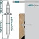 thumbnail image 2 of Double-Head Skirting Thread Seamless Nail,Skirting Thread Screws Set, 2 of 5