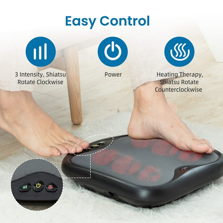 3-in-1 Foot Warmer, Vibration Foot Massager, and Back Massager