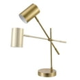 thumbnail image 6 of Globe Electric Modern Style 20" Matte Brass Desk Lamp Adjustable Height, 6 of 9
