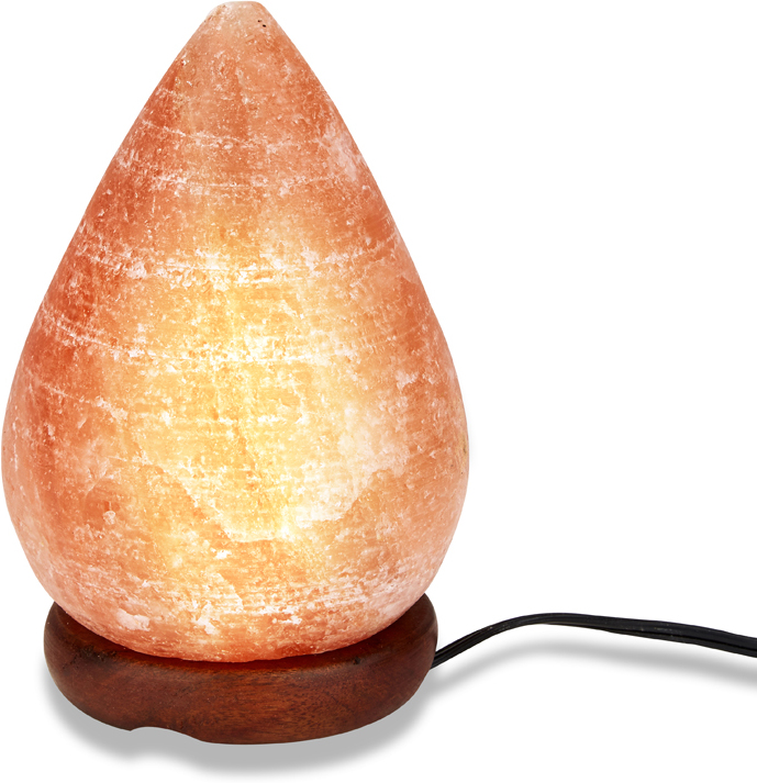 Zennery Himalayan Salt Tear Drop Shaped Lamp