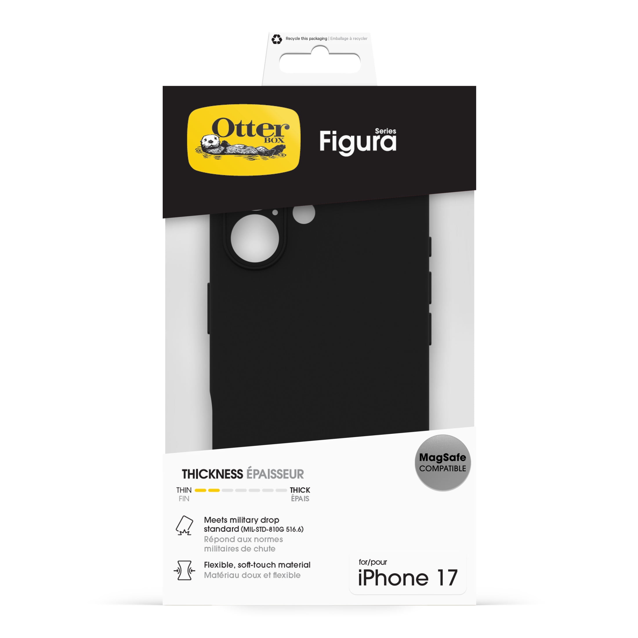 OtterBox Figura Series Case with MagSafe  for iPhone 17 - Black