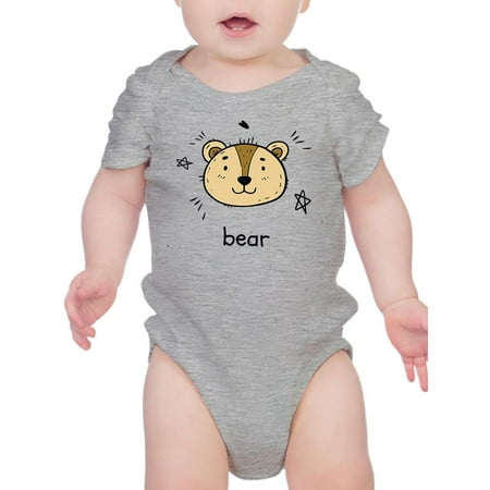 

Cute Bear Face Doodle Bodysuit Infant -Image by Shutterstock Newborn
