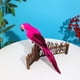 thumbnail image 1 of Simulación de Estatua de Loro, Regalos de Inauguración de La Casa, Modelo de Animal Creativo, Accesorios para Fotos, Arte Artesanal, Estatua de Pájaro Rosa roja Soledad Estatua de loro de simulación, 1 of 7
