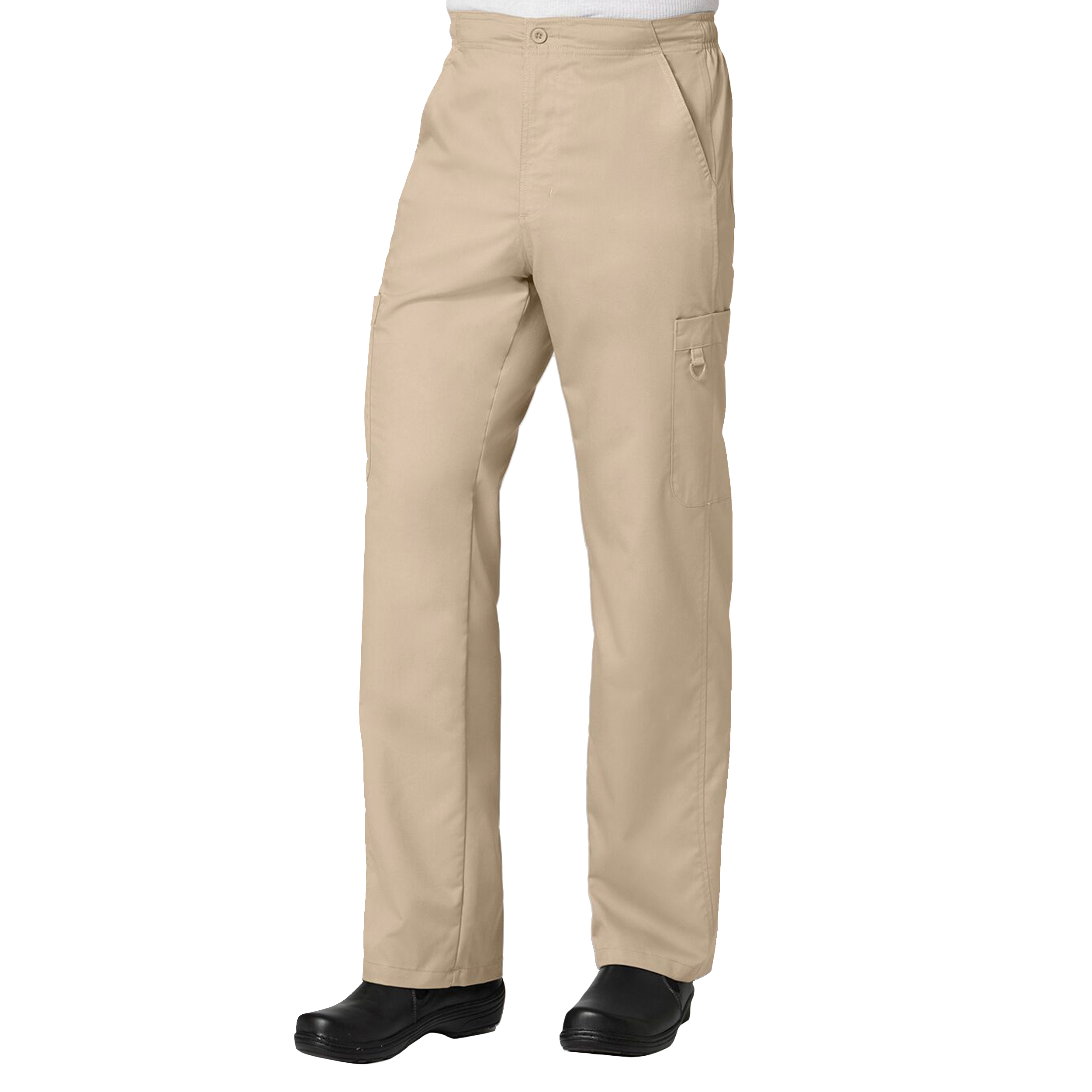 Maevn EON Men's Mesh 3-Pocket V-Neck Top & Men's Half Elastic Cargo Pant Scrub Set - image 3 of 5