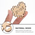 thumbnail image 4 of 5Pcs Wooden Cross Stitch Chips DIY Gift Wooden Chip Pendant Mini Cross-stitch Board, 4 of 8