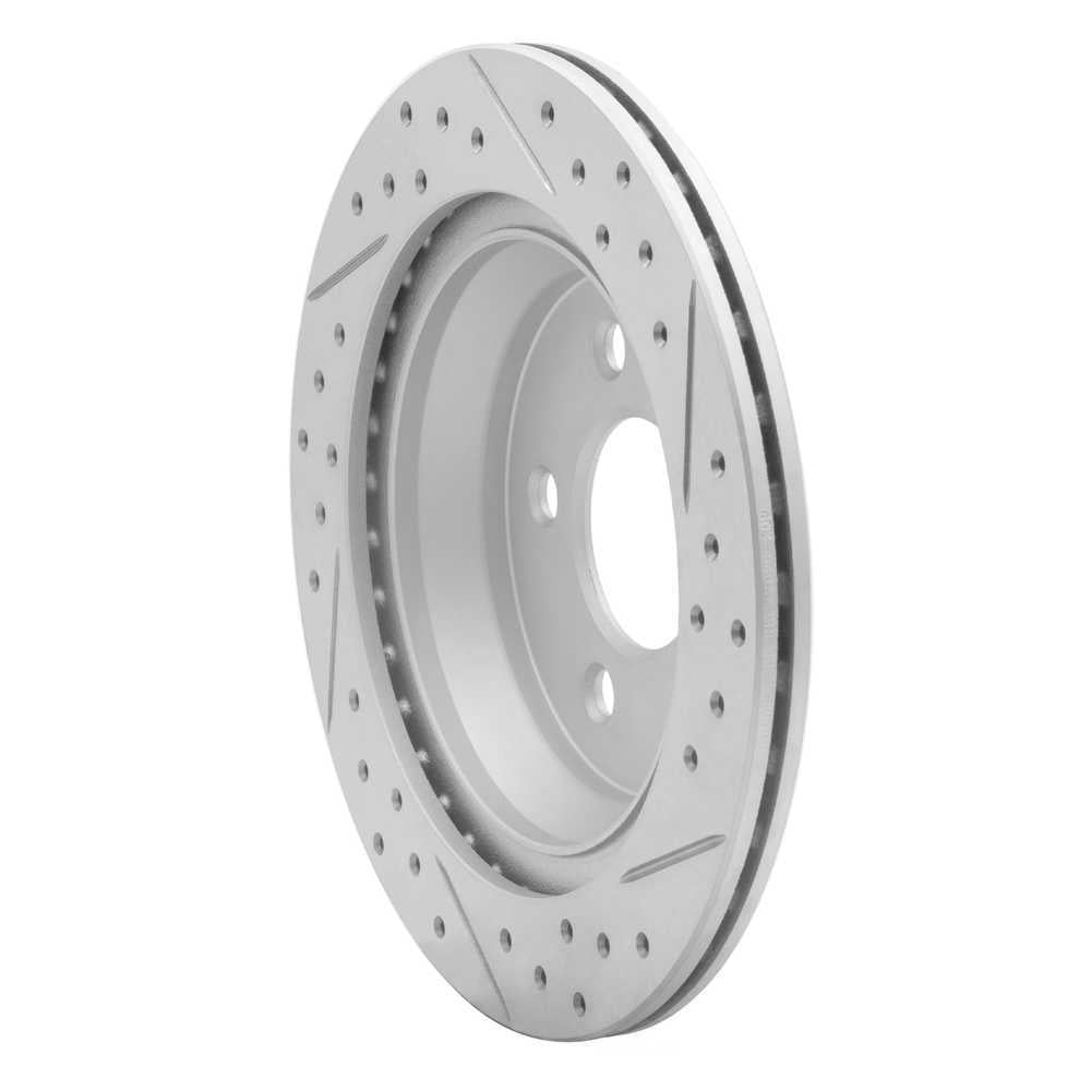Dynamic Friction Company 830-54037L DFC Geoperformance Rotor - Drilled and Slotted