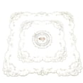 thumbnail image 1 of 4Pcs Embroidered Lace Placemats Vintage Crochet Table Mat for Wedding Cup Vase, 1 of 9
