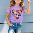 thumbnail image 2 of JAJAHO Easter Kids Short Sleeve T Shirts For Boys Girls Holiday Graphic Tees Soft Casual Loose Fit Crewneck Tshirt 1-13 Years Versatile Tops, 2 of 4