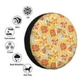 thumbnail image 4 of Pofeuu Cute Pizza In Various Print Spare Tire Wheel Cover for Car Truck SUV Camper Universal Fit Spare Tire Cover RV Spare Tire Covers-16 inch, 4 of 6