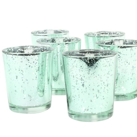 Koyal Wholesale Mint Antique Votive Cups, 12ct