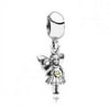 Woodland Fairy Charm Sterling Silver & 14K Gold