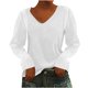 thumbnail image 1 of Tops Para Mujer Camisas de Manga Larga Blusas Moda Casual Impresión Cuello en V Manga Larga Camiseta Jersey Odeerbi ODB146802, 1 of 7