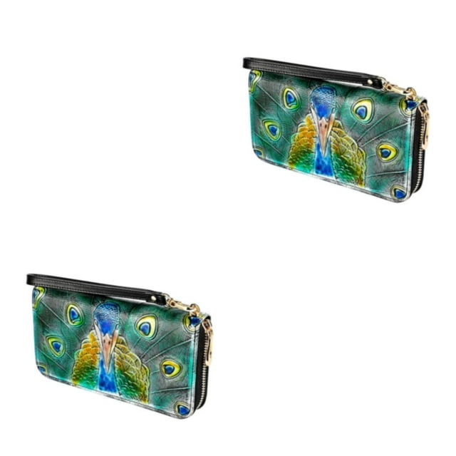 Sonducket Monedero de mujer portátil elegante exquisito reemplazo impermeable foto Clip elegante tarjeta bolsillo billetera regalo de