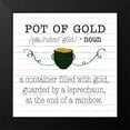 thumbnail image 2 of SD Graphics Studio 20x20 Black Modern Framed Museum Art Print Titled - Pot Of Gold, 2 of 5