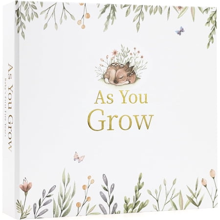 Keepsake Baby Memory Book for Boy or Girl - First 5 Year Baby Journal